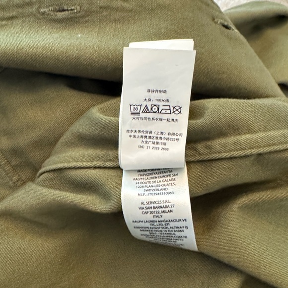 Ralph Lauren Khaki Belted Utility Jacket NWT - Picture 9 of 12
